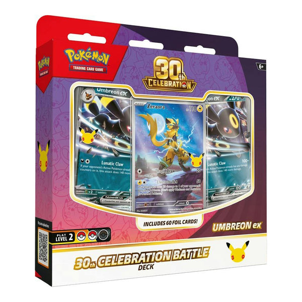 Pokémon TCG: 30th Celebration Build & Battle Espeon ex / Umbreon ex Deck (Assorted) (Releases 30 Oct 2026)