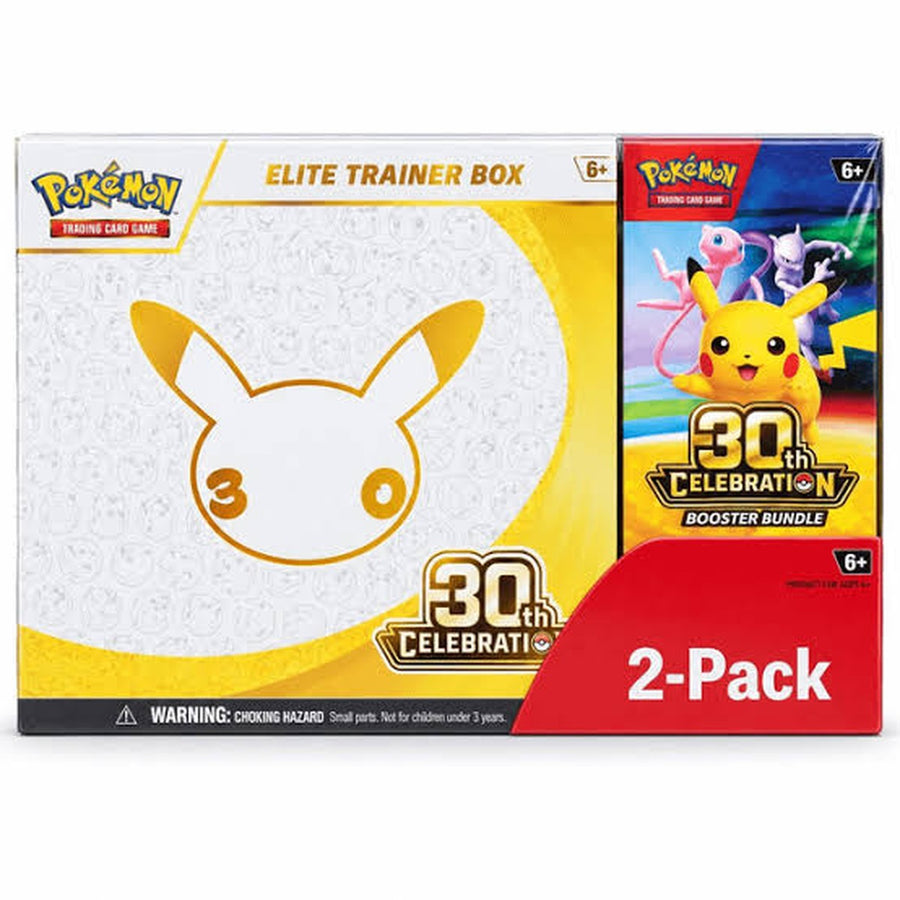 Pokémon TCG: 30th Celebration Costco ETB + Booster Bundle (2-Pack)