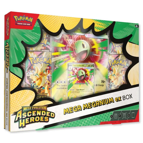 Pokémon TCG: Mega Evolution Ascended Heroes Mega ex Box (Meganium, Emboar, Feraligatr)
