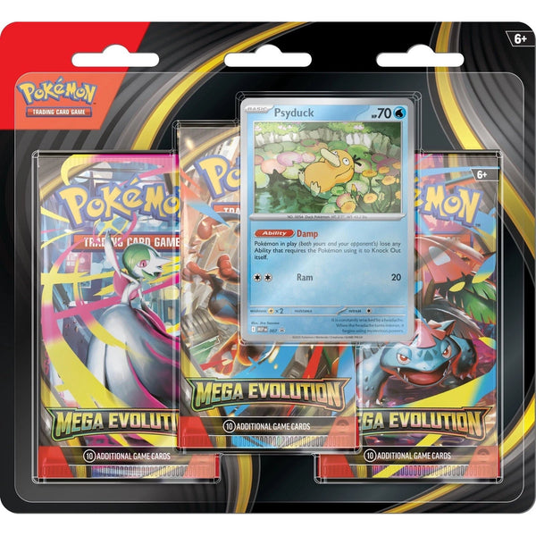 Pokémon TCG: Mega Evolution ME01 3-Pack Blister (Assorted)