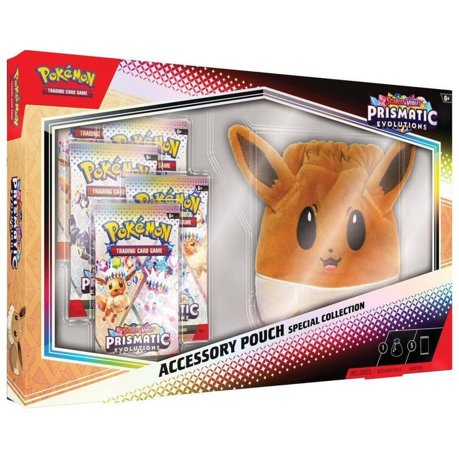 Pokémon TCG: Scarlet & Violet Prismatic Evolutions Accessory Pouch Special Collection