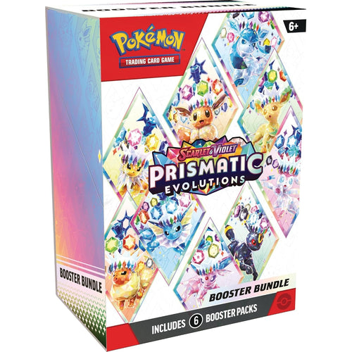 Pokemon TCG Scarlet and Violet Prismatic Evolutions Booster Bundle box