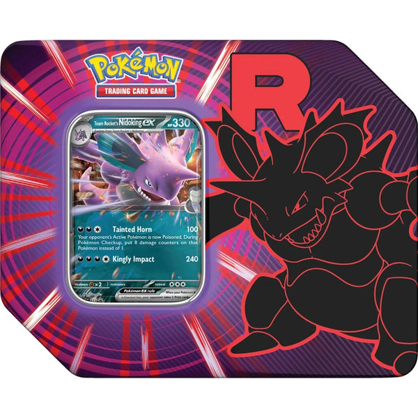 Pokémon TCG: Team Rocket Tin - Team Rocket's Nidoking ex