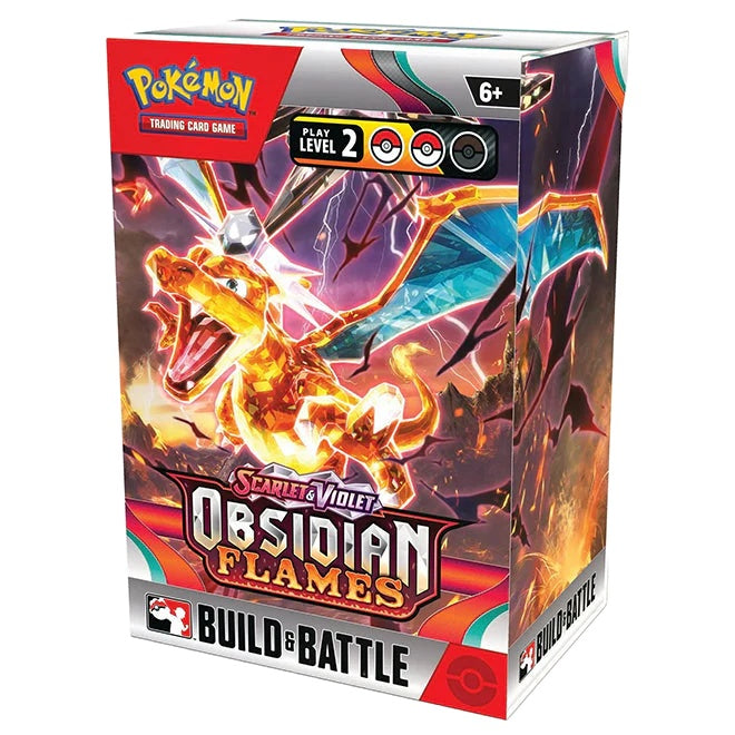 Pokémon TCG Scarlet & Violet Obsidian Flames Build & Battle Box
