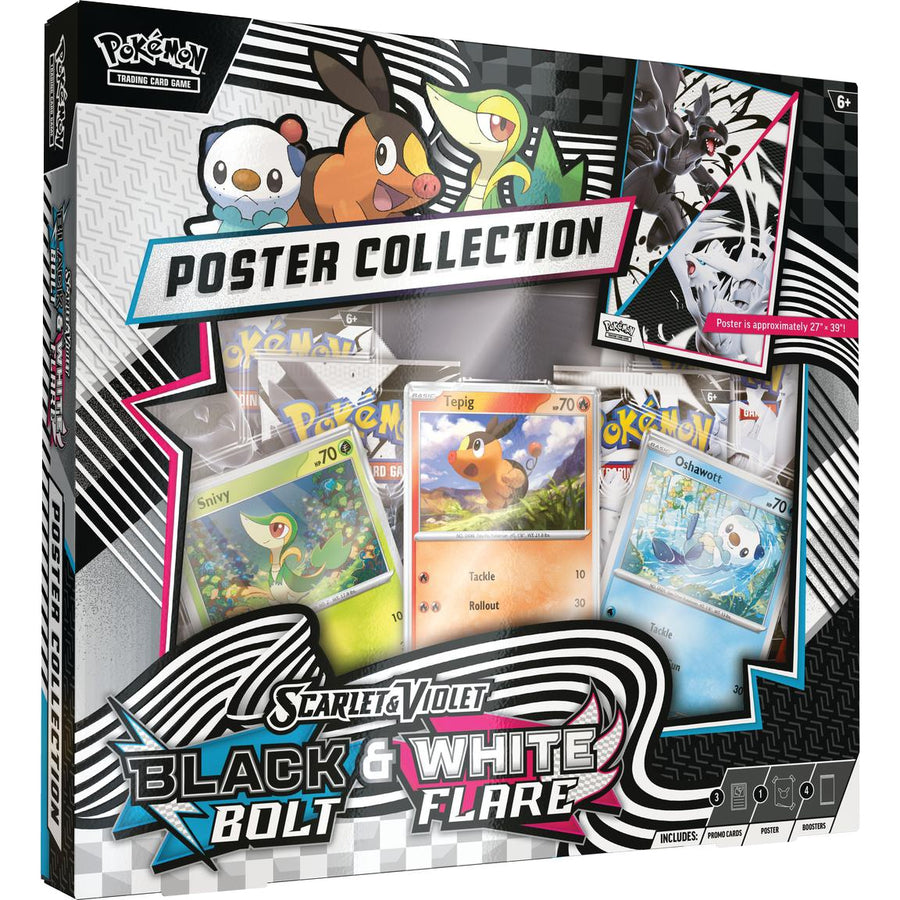 Pokémon TCG Black Bolt & White Flare Unova Poster Collection