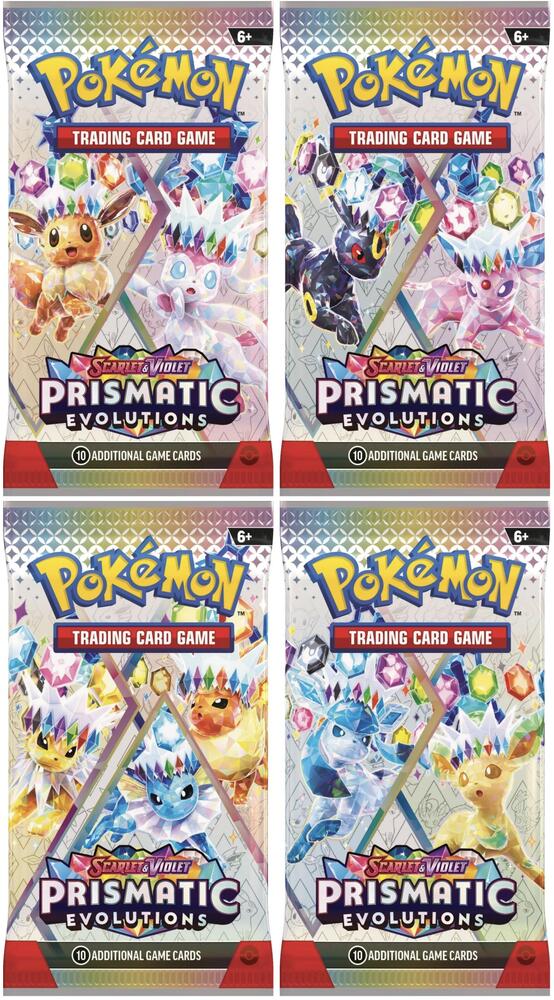 Pokémon TCG: Scarlet & Violet - Prismatic Evolutions Booster Pack (Assorted)