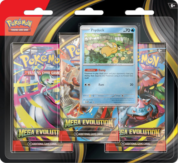 Pokémon TCG: Mega Evolution ME01 3-Pack Blister (Assorted)