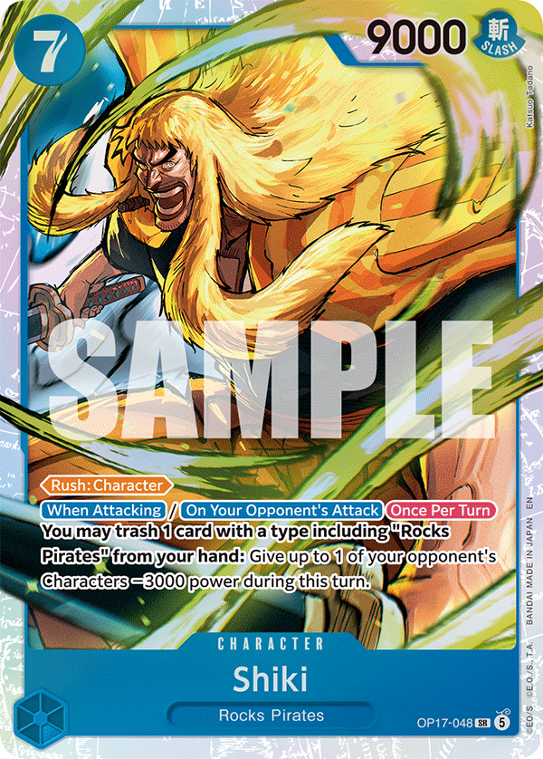 Shiki OP17-048 - The World's Strongest Warriors - One Piece Card Game Single