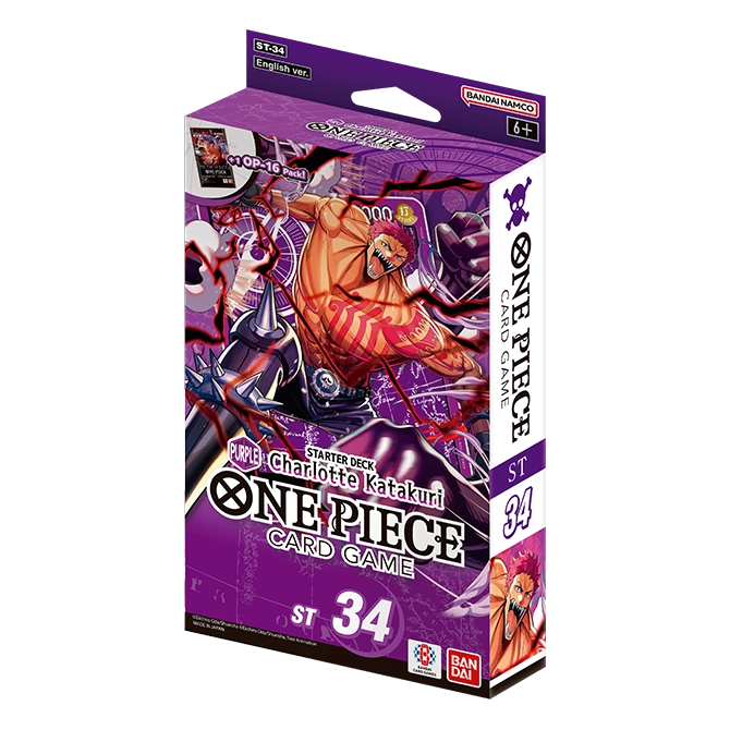 One Piece Card Game: STARTER DECK -PURPLE Charlotte.Katakuri- [ST-34]