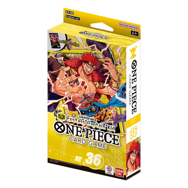 One Piece Card Game: STARTER DECK -YELLOW Eustass.Kid- [ST-36]