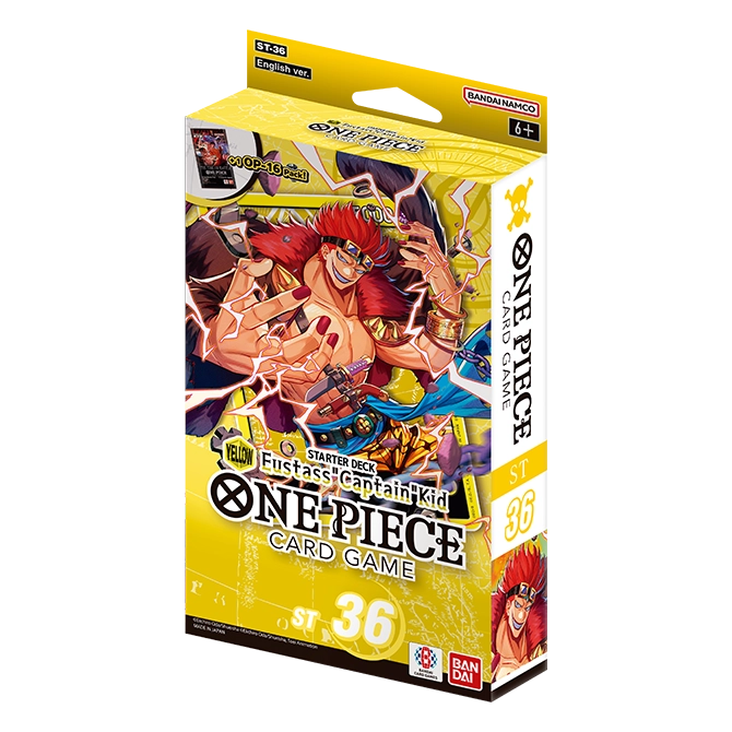 One Piece Card Game: STARTER DECK -YELLOW Eustass.Kid- [ST-36]