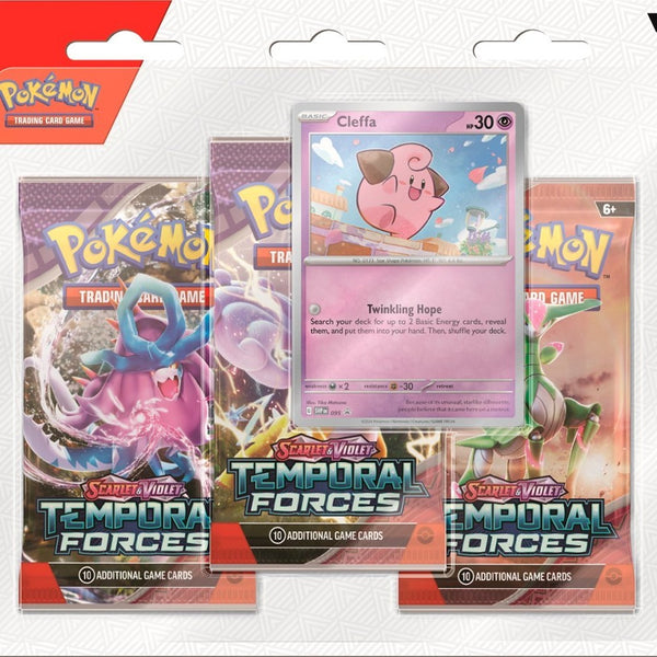 Pokémon Scarlet & Violet Temporal Forces 3-Pack Blister