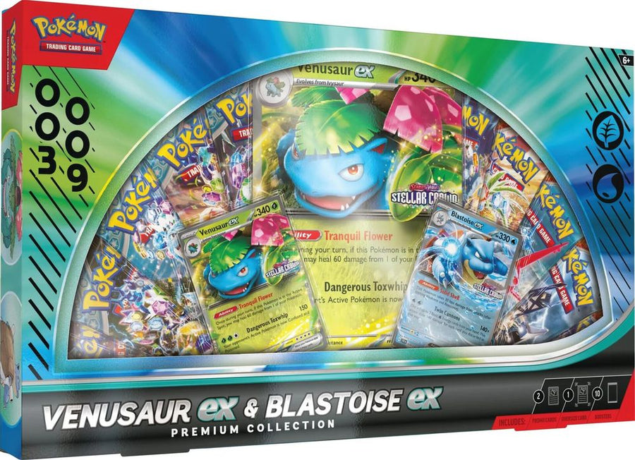 Pokémon TCG: Venusaur ex & Blastoise ex Premium Collection